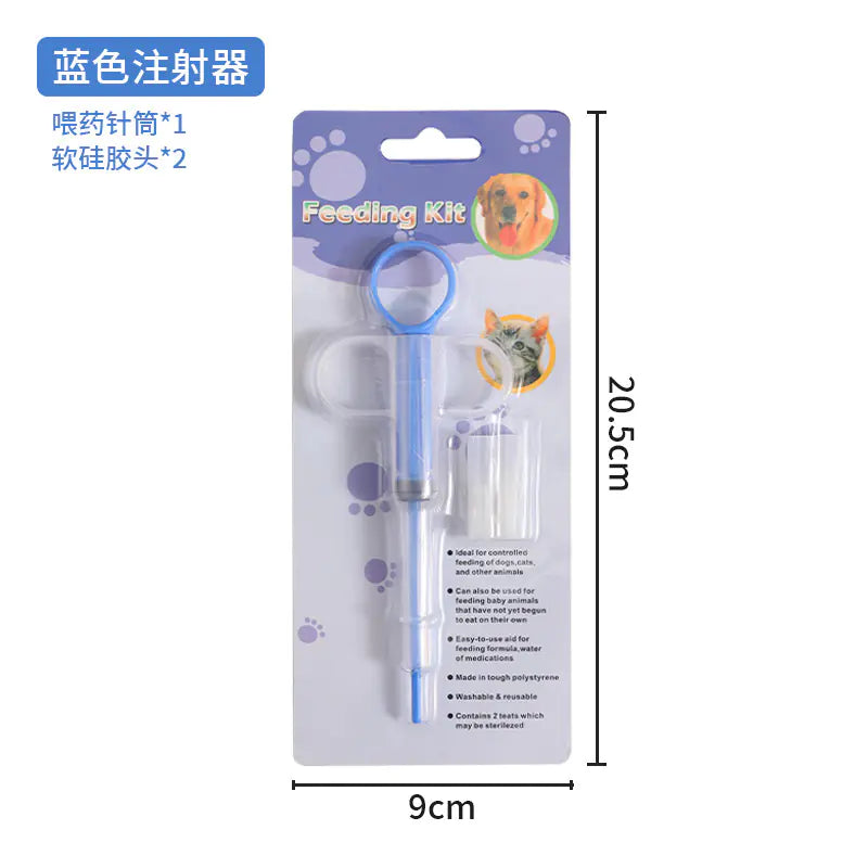 Dual-Head Pet Medication Syringe