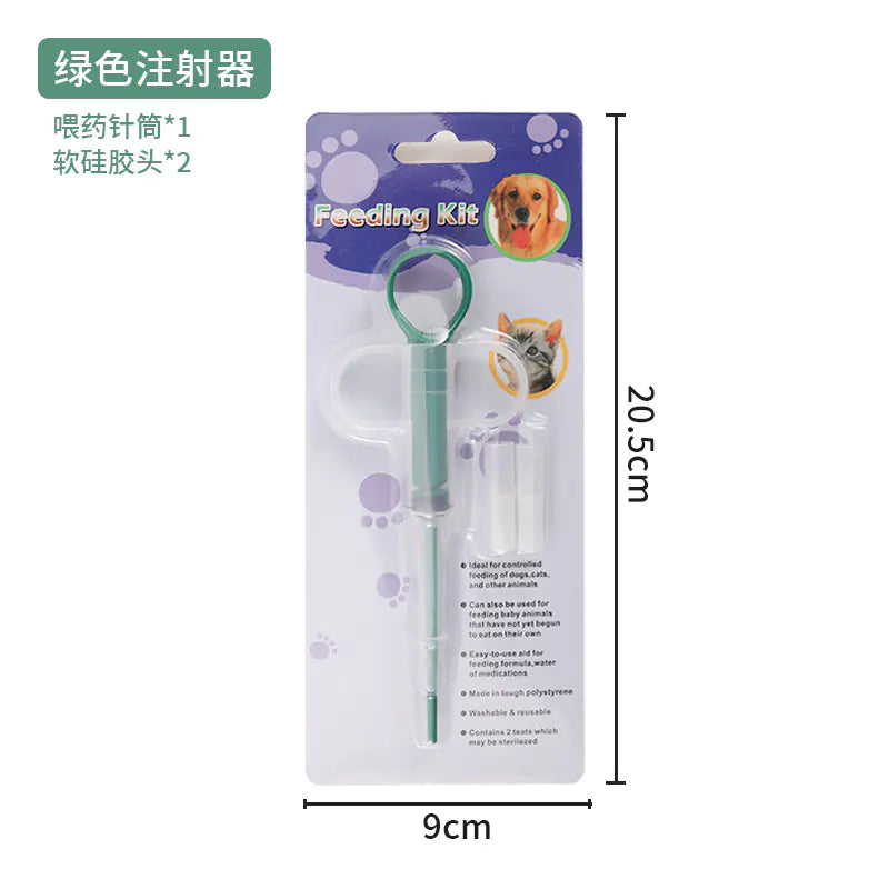 Dual-Head Pet Medication Syringe