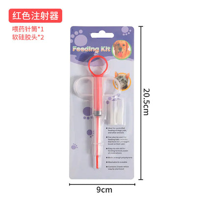 Dual-Head Pet Medication Syringe