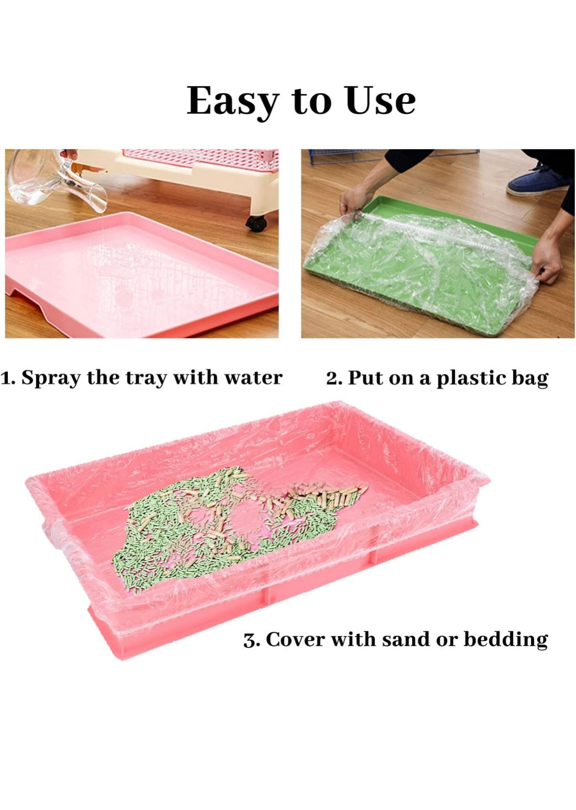 10PCS Disposable Film Set for Rabbit Cages